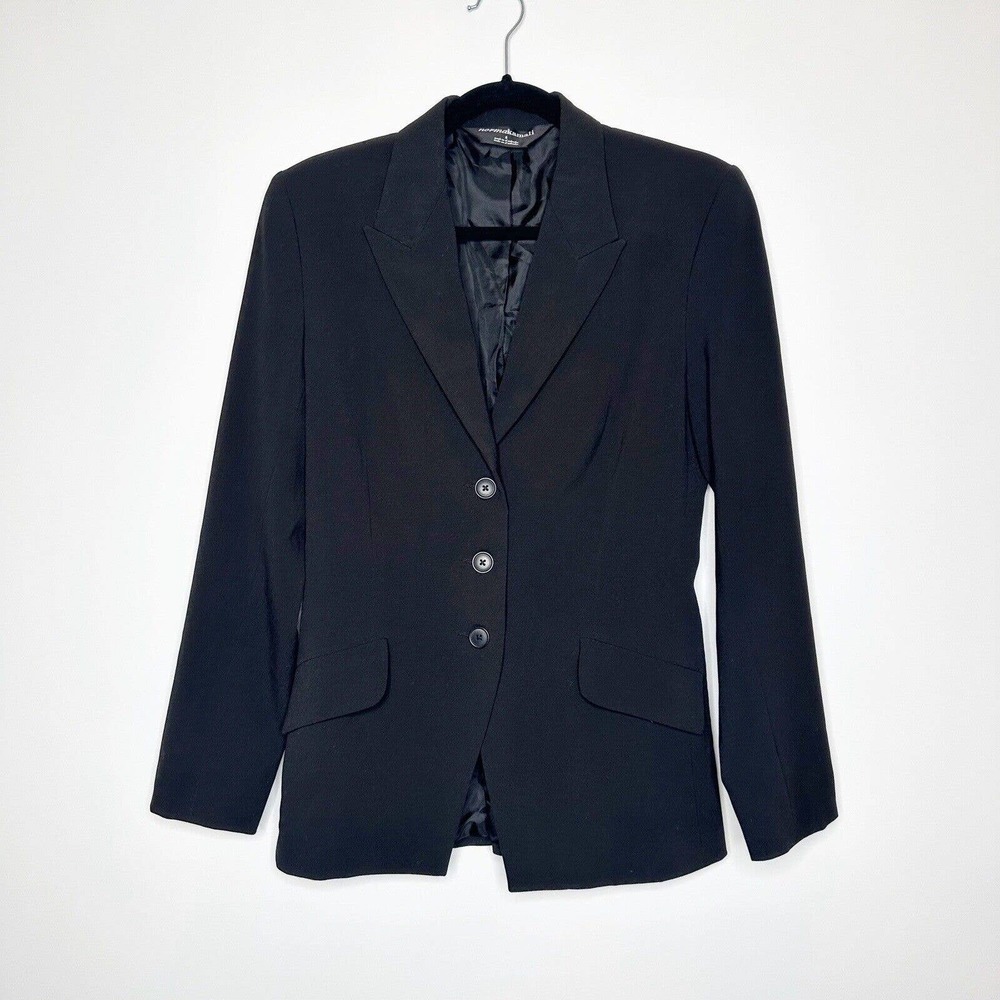 Norma Kamali Blazer Women's Black Size 6 EUC